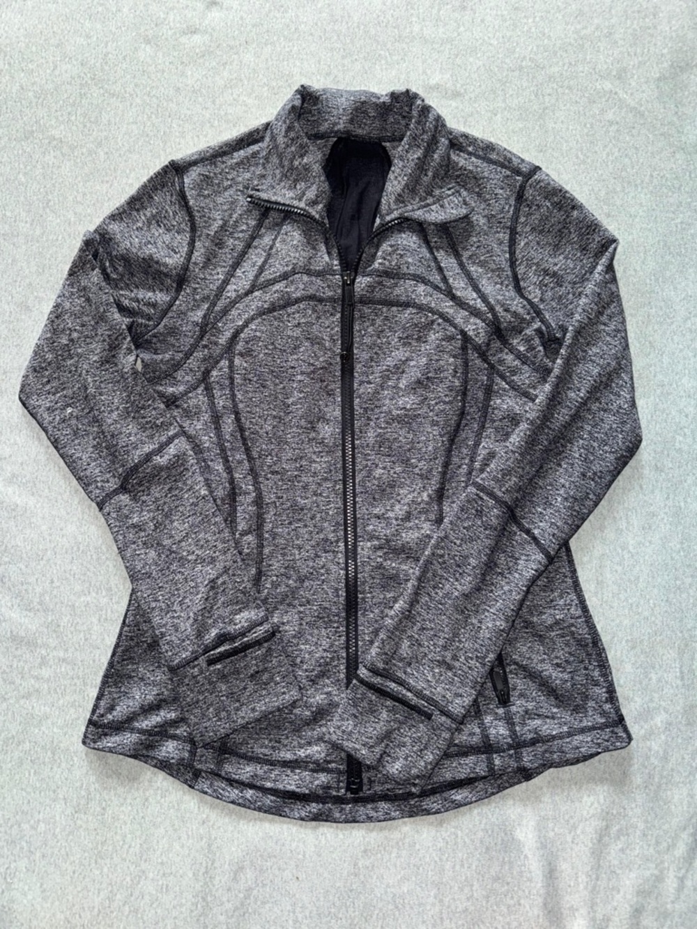Lululemon Women’s Define Jacket‎ Heather Gray Full Zip Size 10